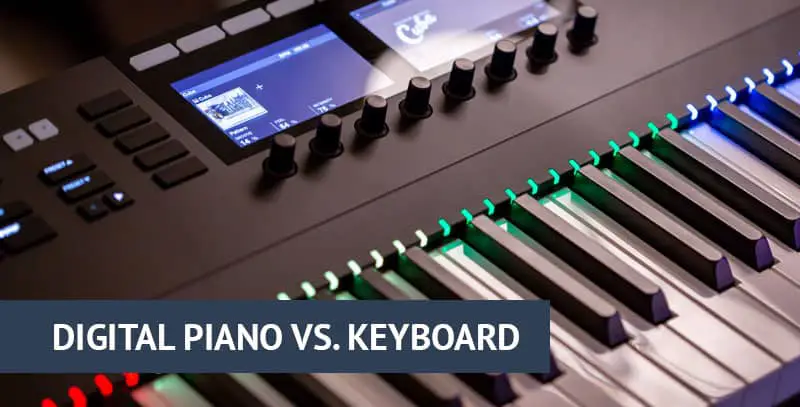Digital piano vs. keyboard