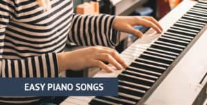 Easy piano songs playing