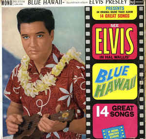 Elvis Presley Blue Hawaii album cover