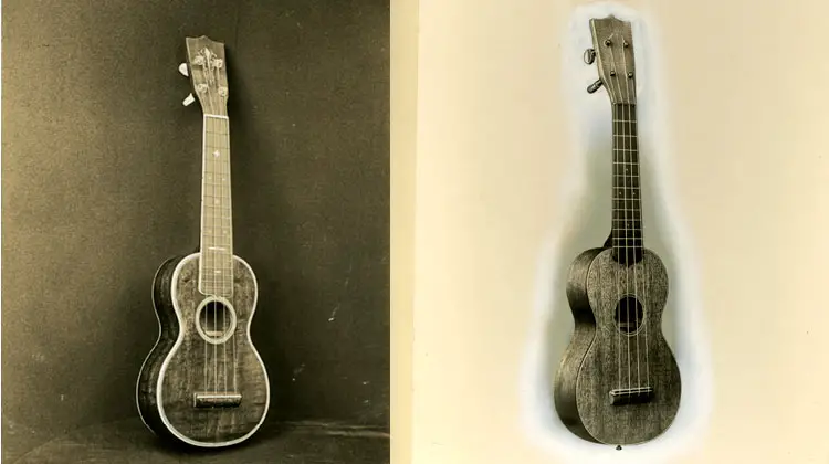 Old ukulele advertisement