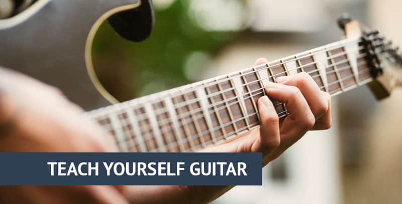 easiest way to teach yourself guitar